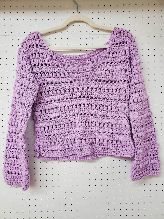 Cropped Bobble Sweater